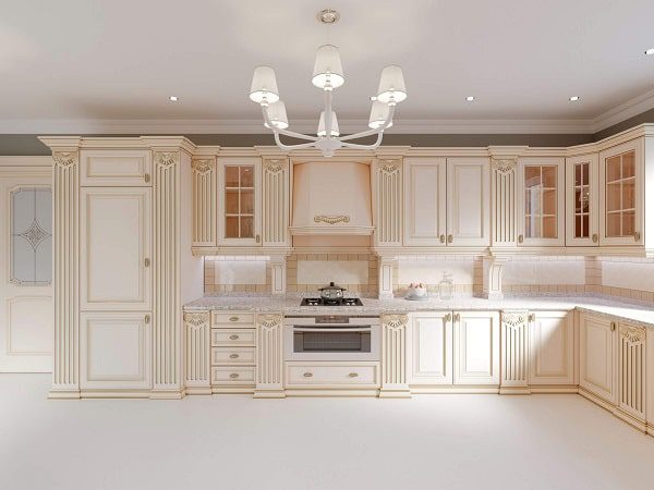 کابینت آشپزخانه مدل نئوکلاسیک